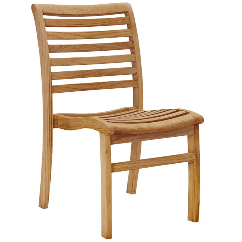 Birmingham Teak Stackable Patio Dining Chair 4PC