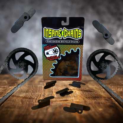 Black Chain Caps