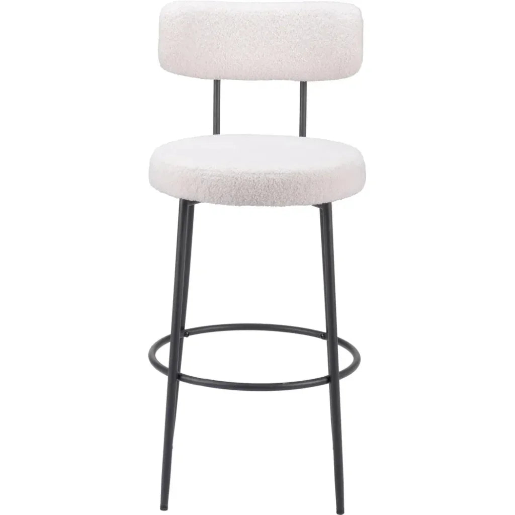 Blanca Barstool (Set of 2) Ivory