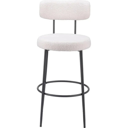 Blanca Barstool (Set of 2) Ivory