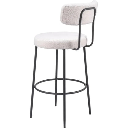Blanca Barstool (Set of 2) Ivory