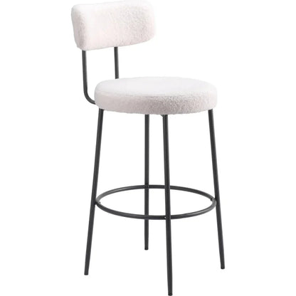 Blanca Barstool (Set of 2) Ivory