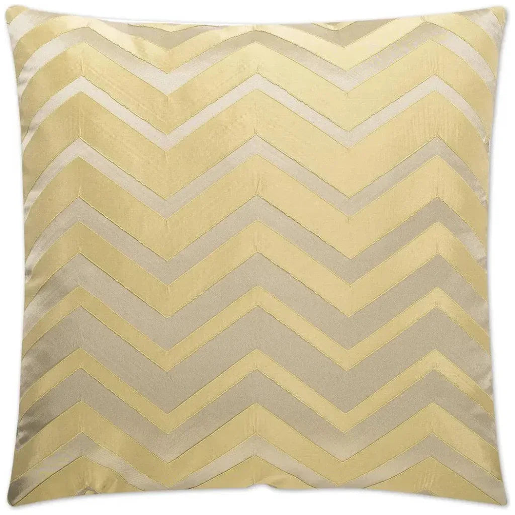 Bliss Gold Throw Pillow With Insert