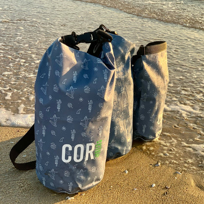 Dry Bags (Hawaiian Print): 3L, 5L, 10L, 15, and 3-Packs