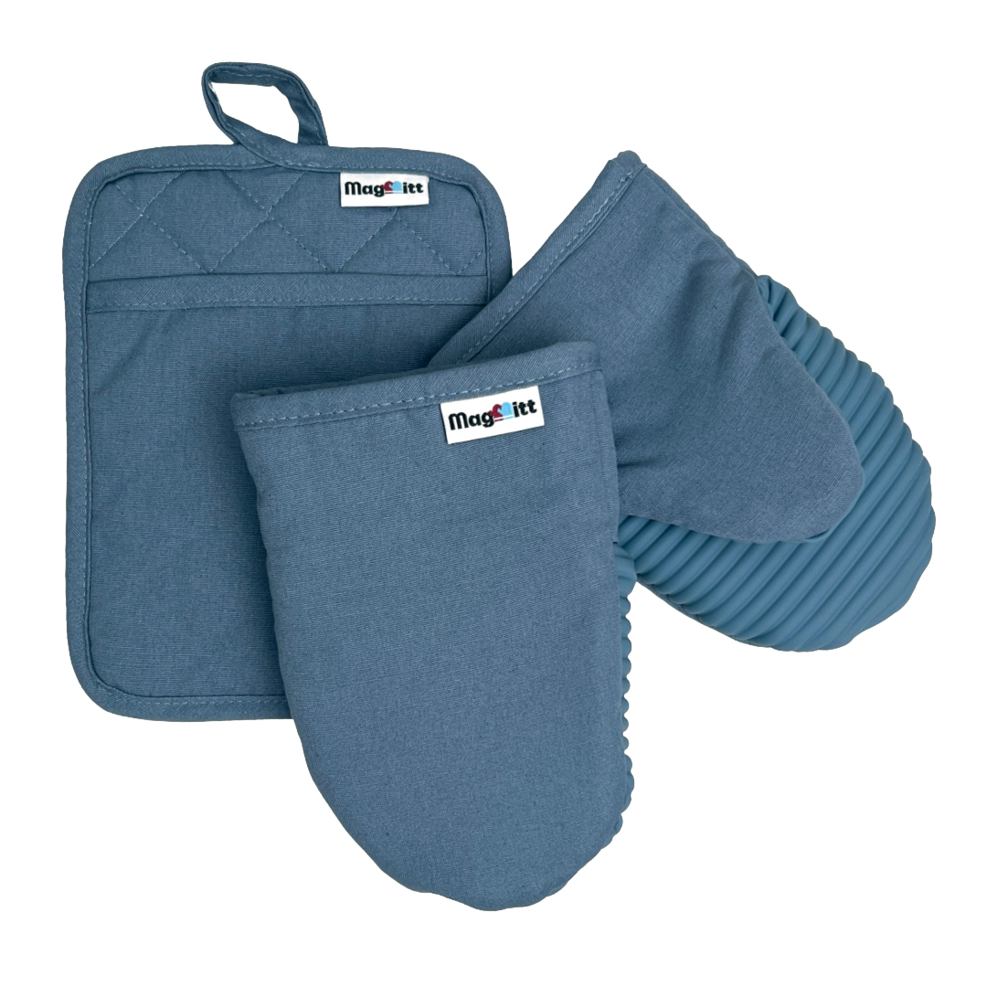The MagMitt 3 Piece Set (Blue Steel)