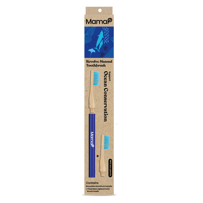 Revolve Manual Toothbrush with Replaceable Head - Ocean Conservation