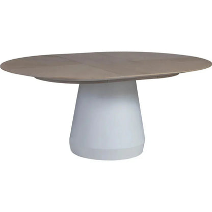 Bodhi 54-72 Round Extendable Table with MIXED Chairs 5PC Set