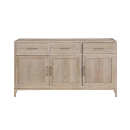 Bodhi Three Drawers Wood Credenza