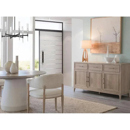 Bodhi Three Drawers Wood Credenza