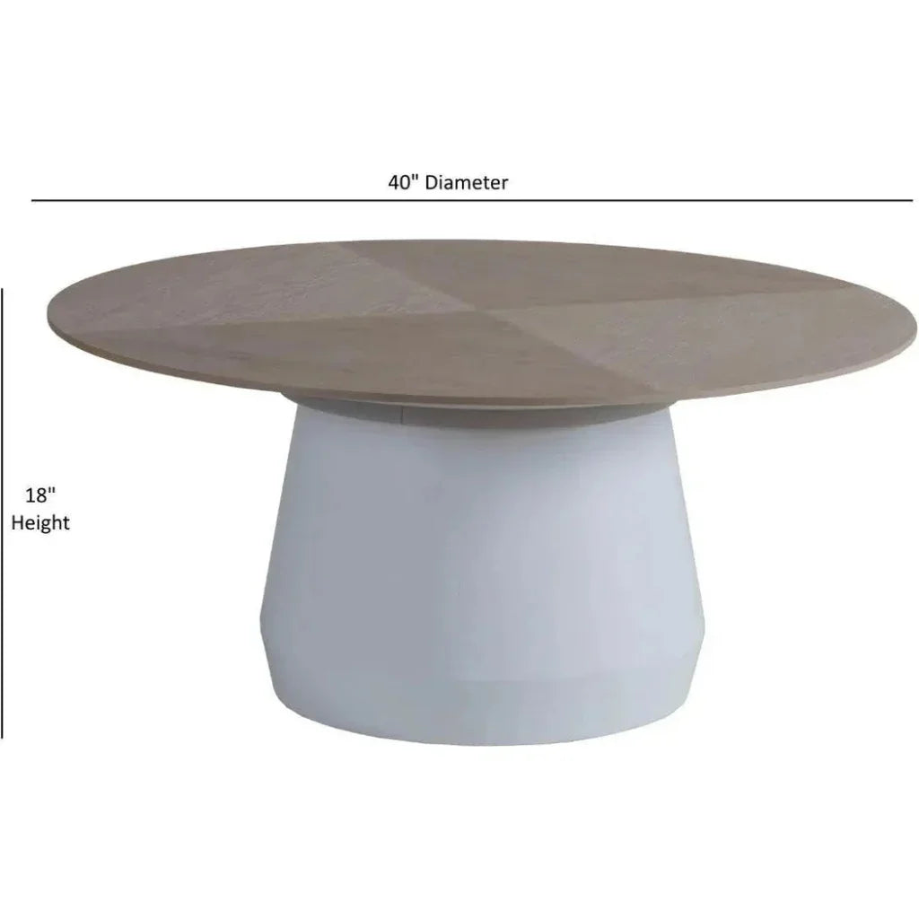 Bodhi Round 2-Piece Living Room Table Set