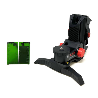 BOSCH GLL3-330CG-B 360-Degree Green Beam Three-Plane Line Laser Level with 2 Batteries