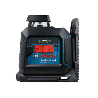 BOSCH GLL50-40G Green Beam Self-Leveling 360 Degree Cross-Line Laser