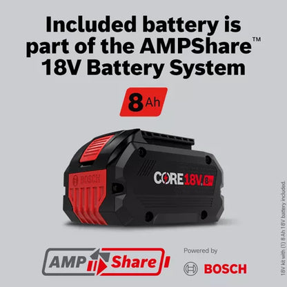 BOSCH GXS18V-12N14 18V Starter Kit with CORE18V Battery and Charger