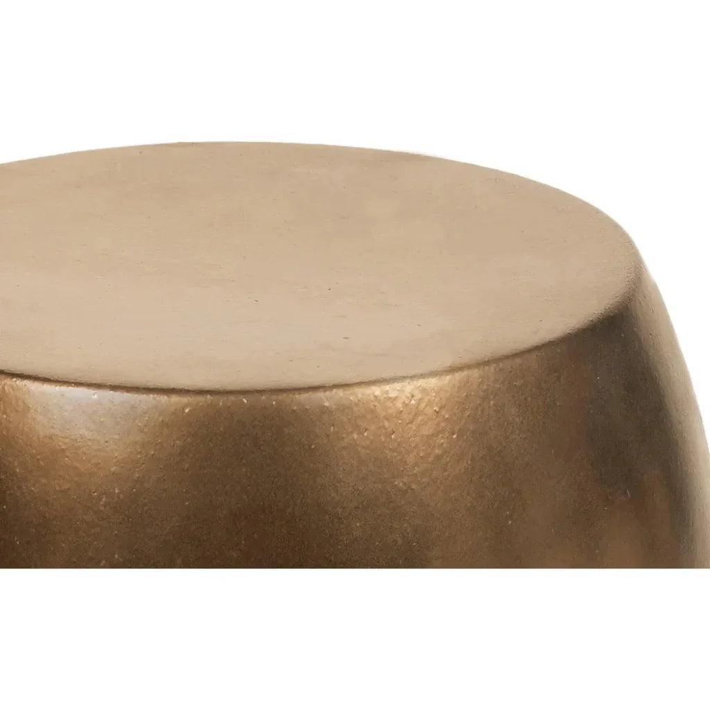 Bud Stool/Accent Table - Brown Outdoor End Table