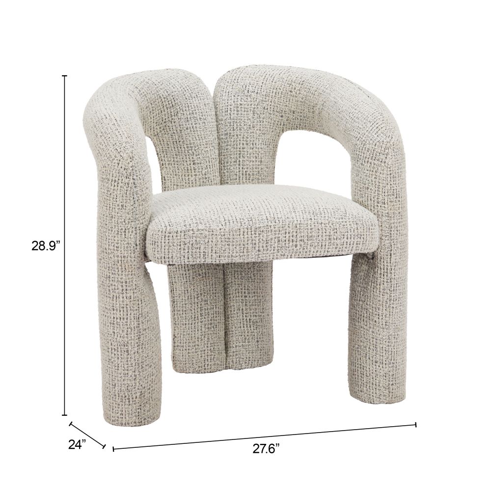 Buis Textured Fabric Dining Chair
