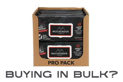 Muckender Heavy-Duty Cleaning Towels: Pro Case (16 Packs, Unscented)