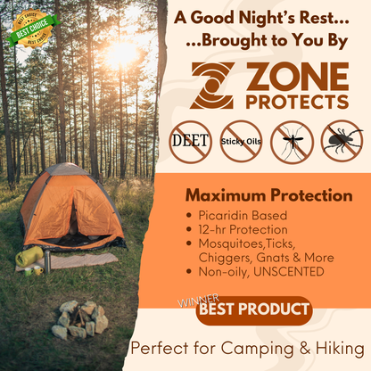 Unscented Insect Repellent Spray, 1oz Family Pack + Refill Bundle