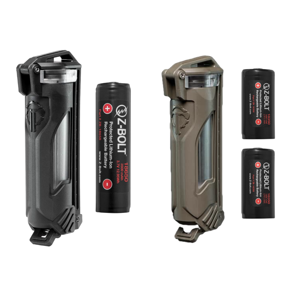 18650 Multi-Colored Handheld Light Body Packages - Thyrm Clips, Anti-Roll Collars, Tailcaps & Light Bodies