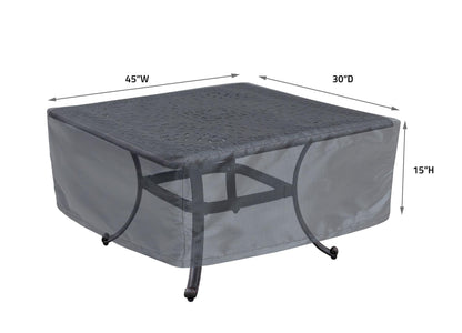 Occasional Table Square/Round 30x45 - 30''Wx45''Dx15''H - Mercury