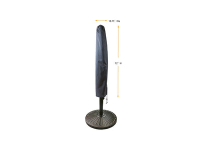 Umbrella 11' Cover - 7"/18.75'' Dia x 72" H - Mercury