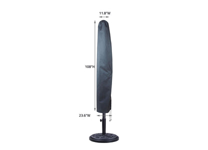 Umbrella Cover Rectangle - 21.65''/23.62''Wx110''H - Mercury