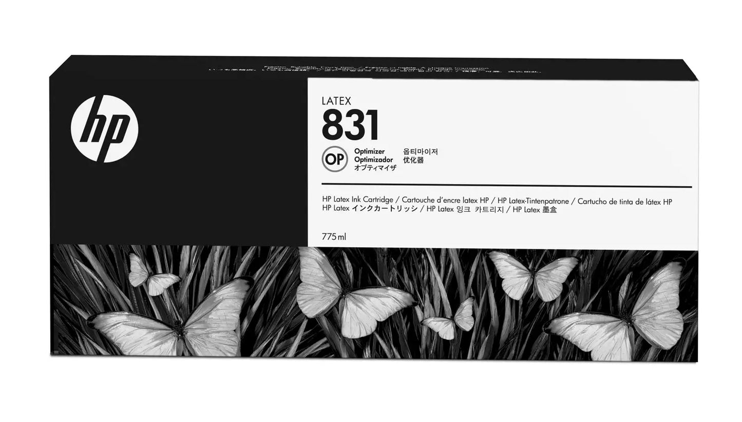 New, Pre-Owned - HP 831 775-ml Latex Optimizer Inkjet Cartridge, CZ706A