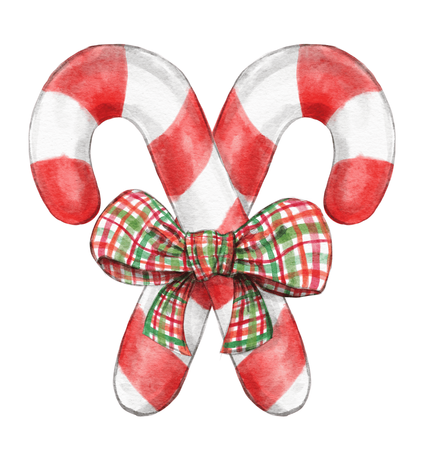 Candy Cane Duet Reversible Door Hanger