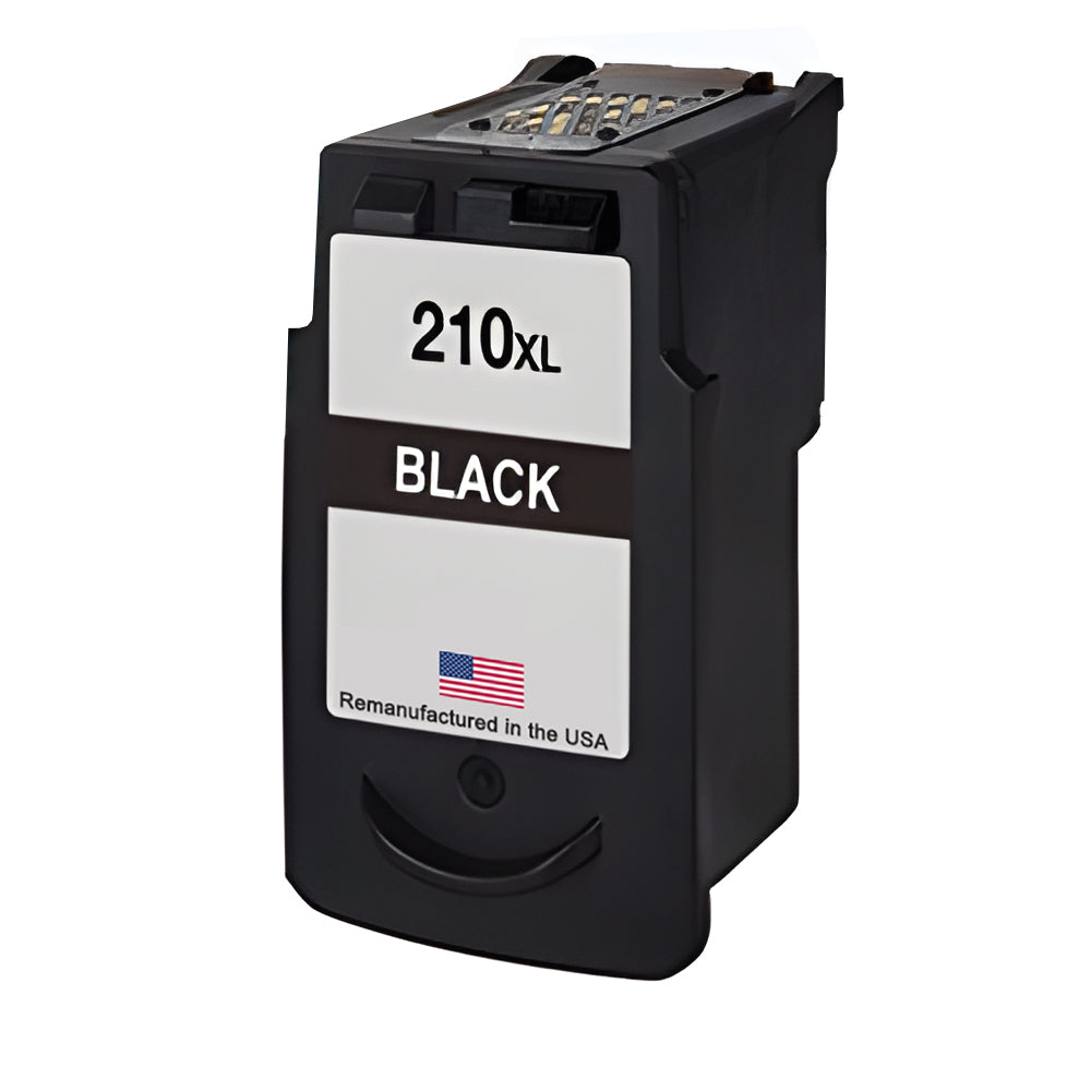 U.S. Remanufactured for Canon PG-210XL Black Ink Cartridge