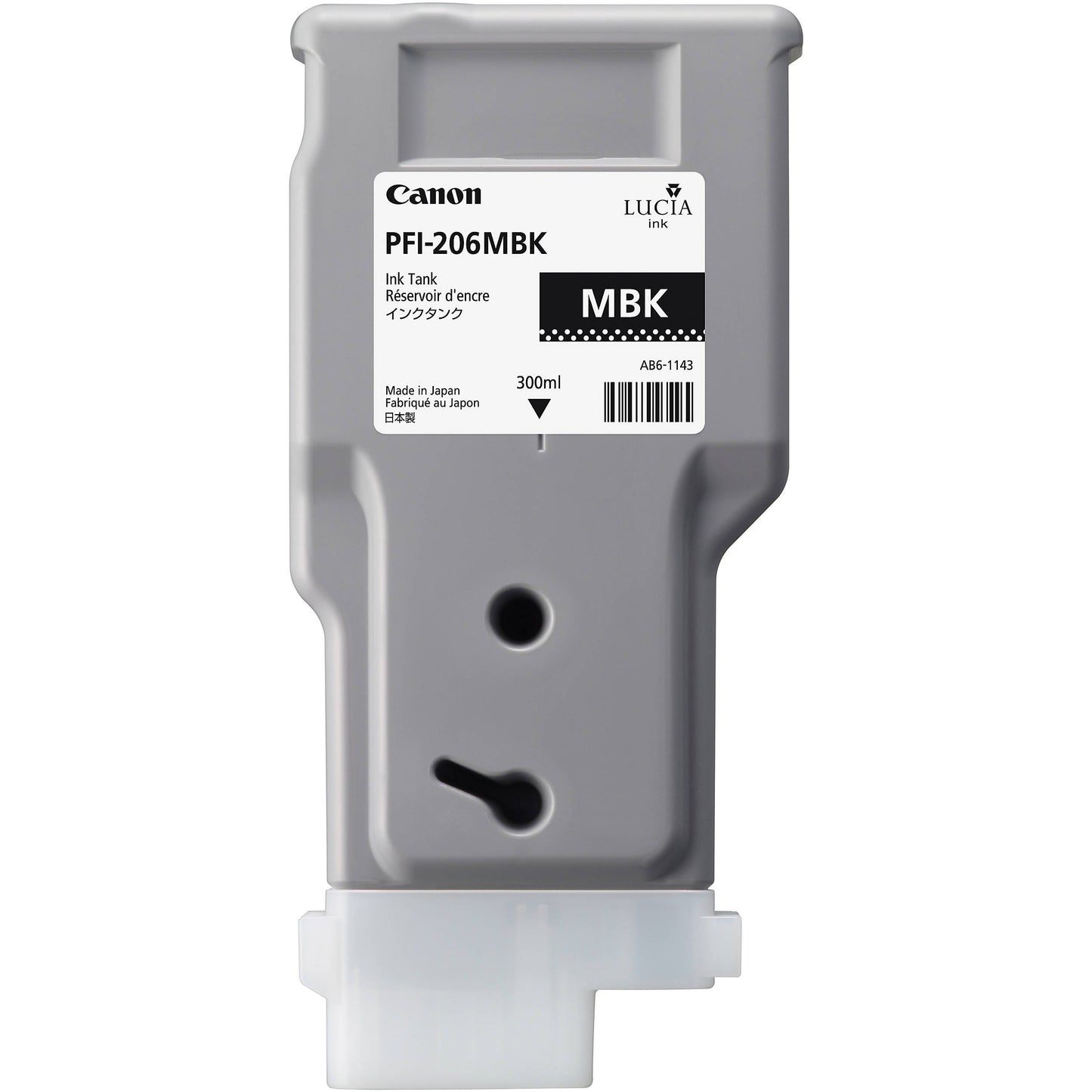 New, Pre-Owned - Canon PFI-206 300mL Matte Black Ink Cartridge