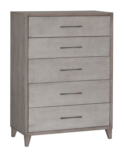 Cape Wave Panel Wood Bedroom Set 6PC