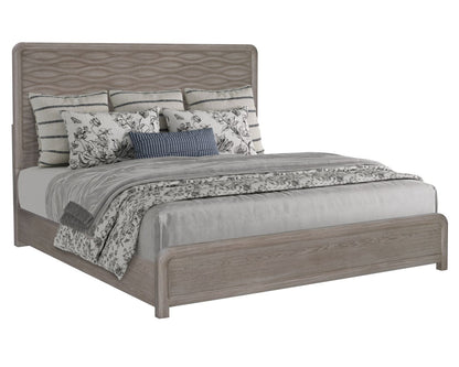 Cape Wave Panel Wood Bedroom Set 6PC