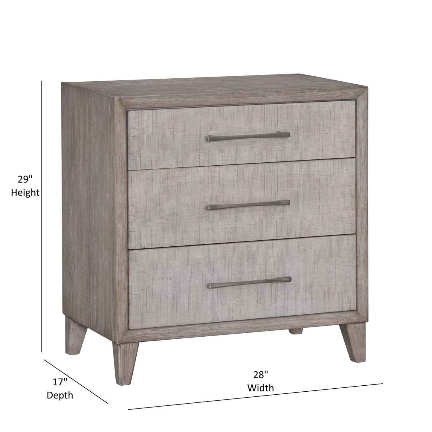 Cape Wave Panel Wood Bedroom Set 6PC