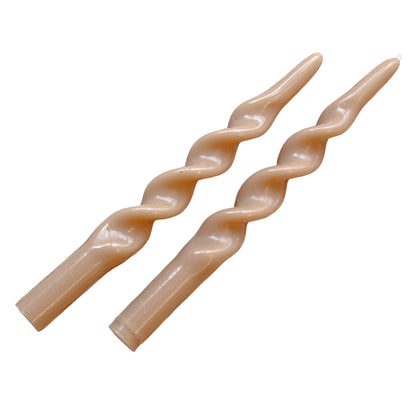 20 Caramel Swirl Candles - 10 Packs of 2