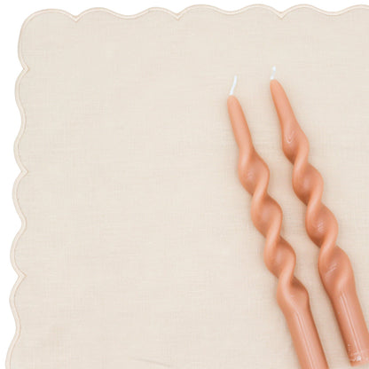 20 Caramel Swirl Candles - 10 Packs of 2