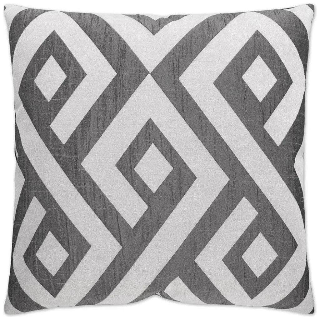 Carat Grey Throw Pillow With Insert