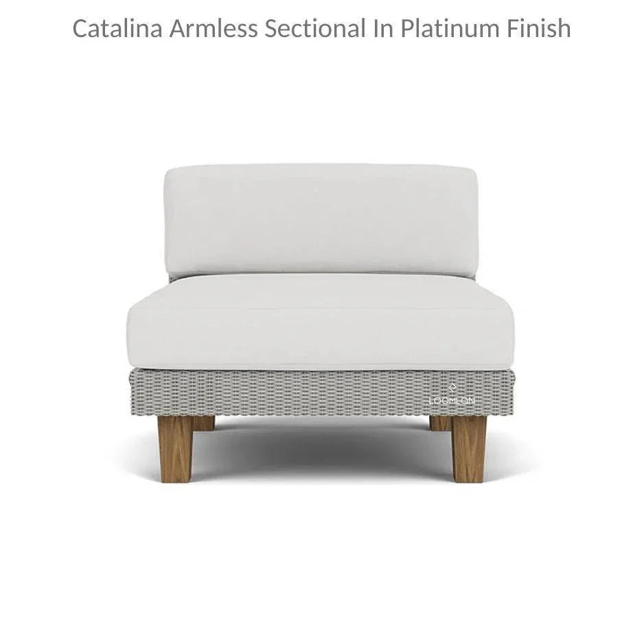 Catalina Wicker Lounge Set Sectional Ottoman Made USA