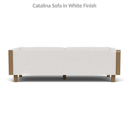Catalina Wicker Lounge Set Teak Tables Made USA