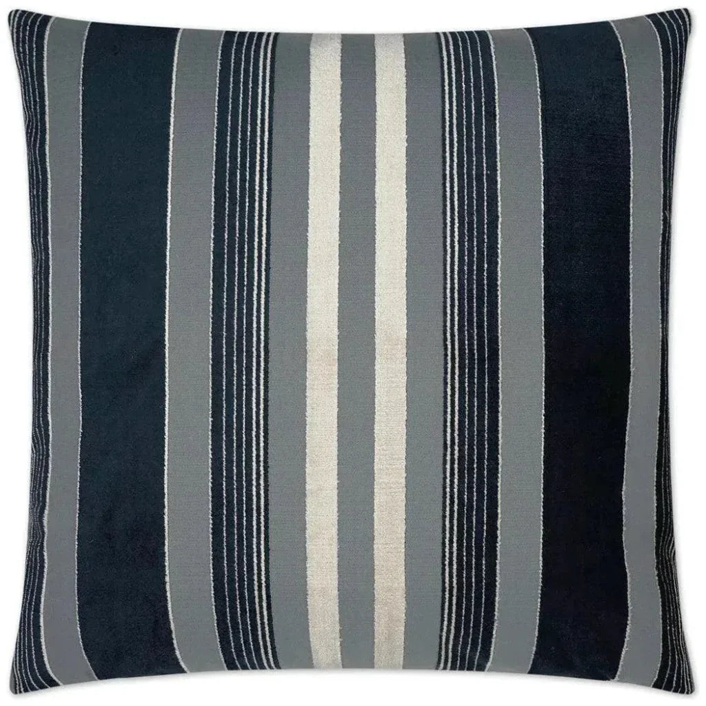 Cayman Domino Black Throw Pillow With Insert
