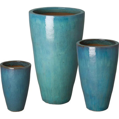 Ceramic Tall Round Planter