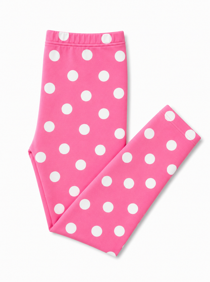 Pink Polka Dots Leggings