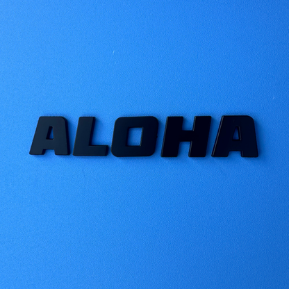 Cherreh Chromes: ALOHA Car Emblem