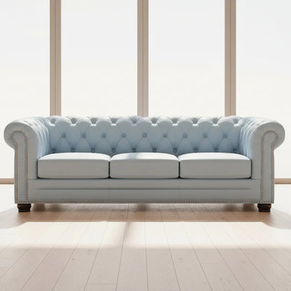 Chesterfield Victoria Leather Sofa