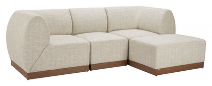 Christy Fabric Outdoor Armless Chair