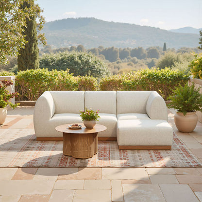 Christy Fabric Outdoor Armless Chair