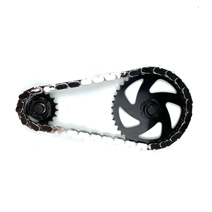 Chrome Chain Caps