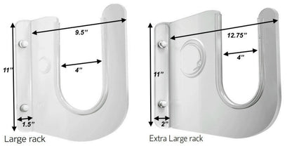 Clear Acrylic Surfboard Wall Rack