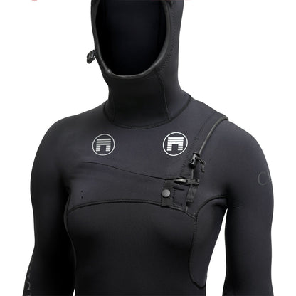 WHS CLIO 5/4MM HOODED CHEST-ZIP