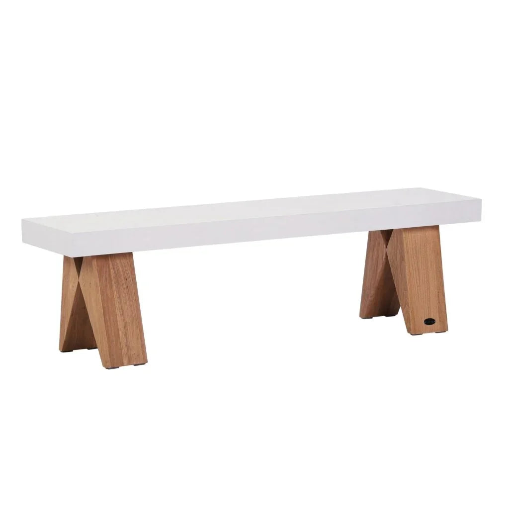 Clip Concrete Top Patio Bench