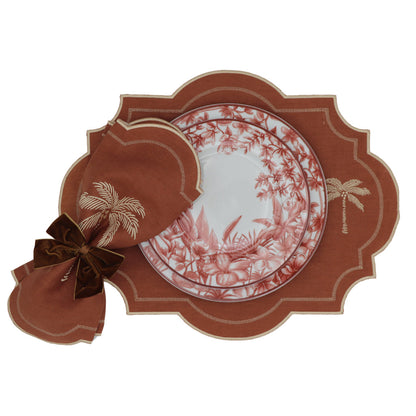Cocoa Oasis Napkin - Set of 4
