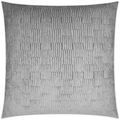 Coloroid Solid Textured Grey Large Throw Pillow Insert